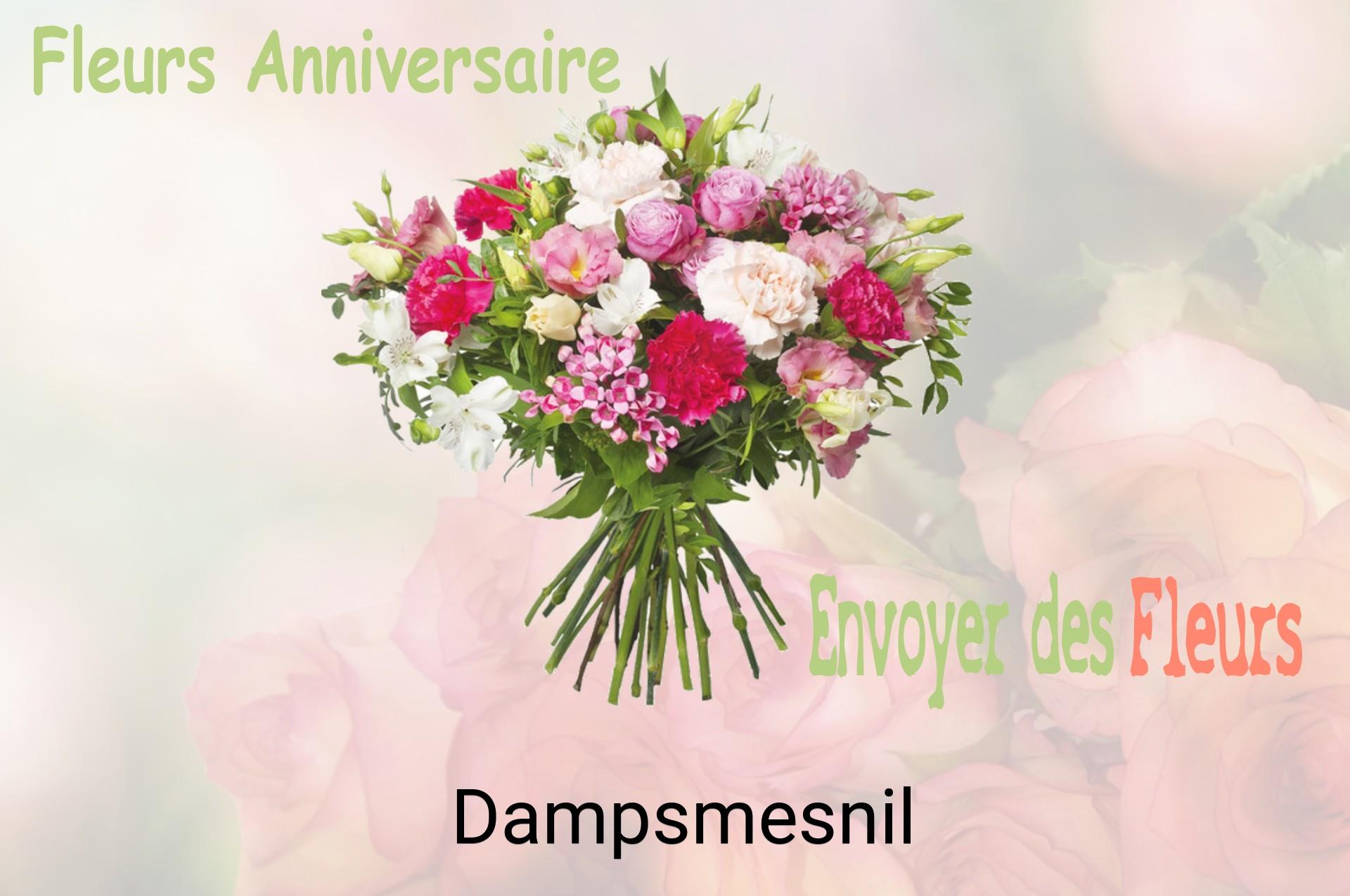 Bouquet de fleurs d’anniversaire livré à Dampsmesnil