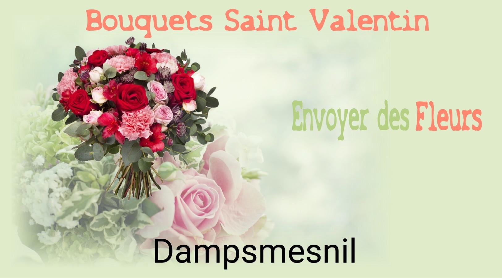 Roses de Saint-Valentin livrées à Dampsmesnil